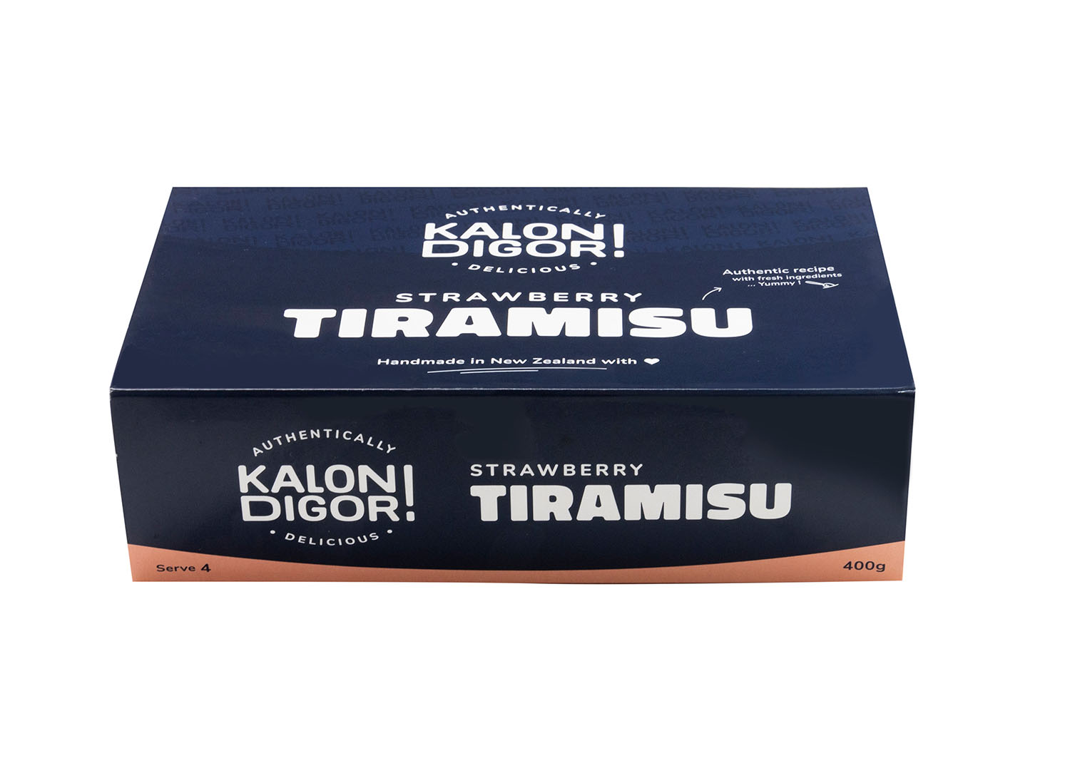 Kalon Digor Strawberry Tiramisu in packaging
